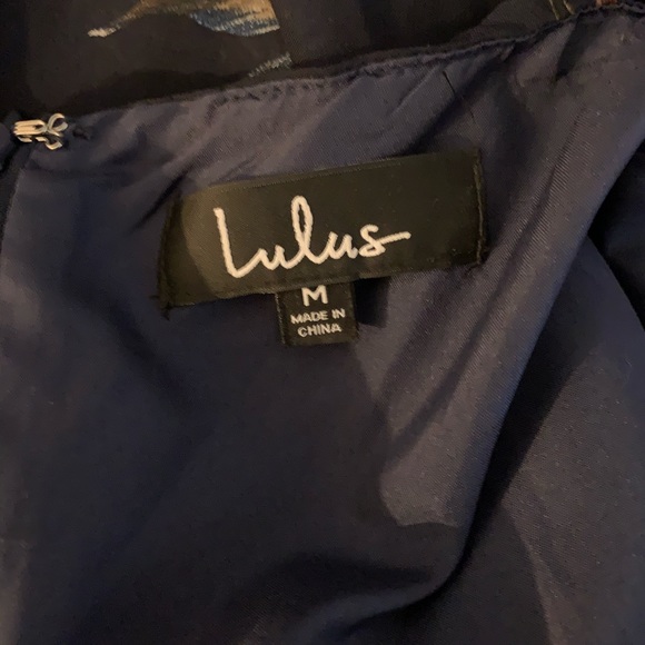 LULU’S DEBUT NAVY MAXI DRESS - Picture 5 of 5